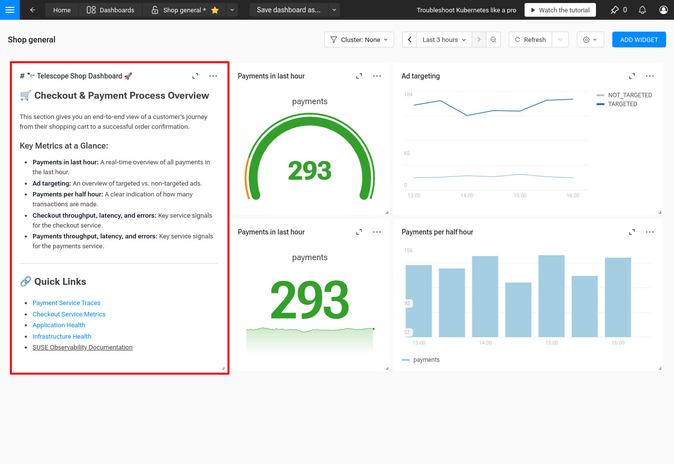 Example markdown chart